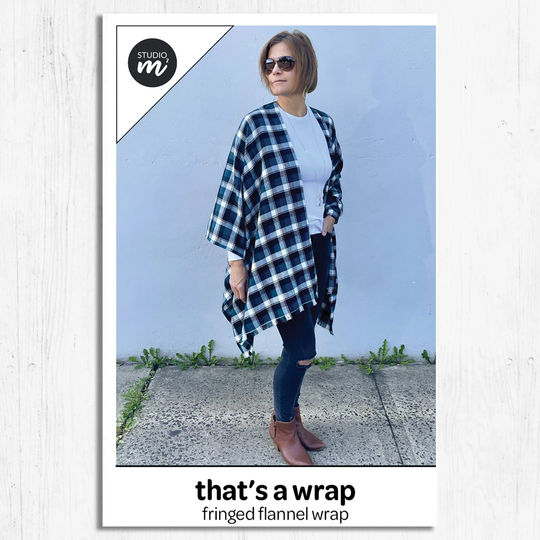 That's A Wrap - Studio M Squared Paper Sewing Pattern