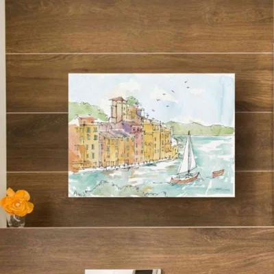 Portofino II by Anne Tavoletti - Wrapped Canvas Graphic Art Print