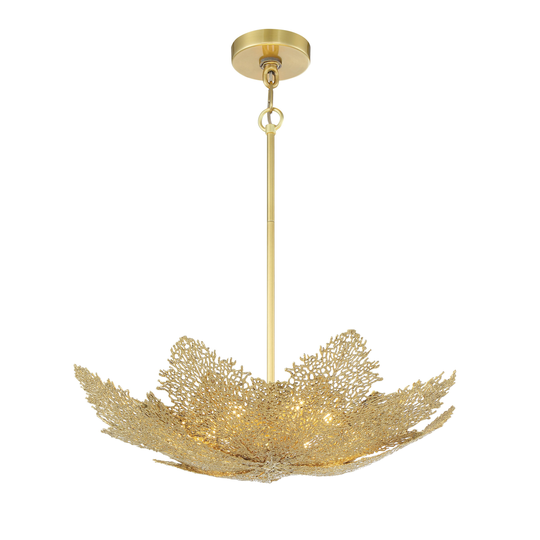 Evergold - 8 Light Pendant by Metropolitan