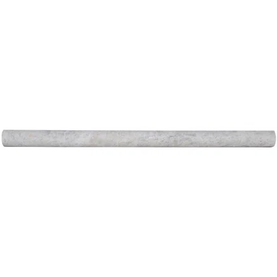 Fantasy 12" x 0.75" Porcelain Bullnose in Fantasy Gray