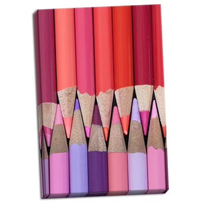 'Colored Pencils V' Canvas Art