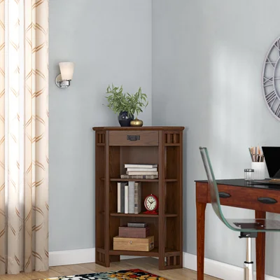 Sanroman Corner Bookcase
