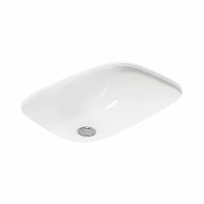 Stinson Vitreous China Rectangular Undermount Bathroom Sink with Overflow