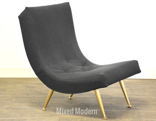 Adrian Pearsall Style Scoop Lounge Chair