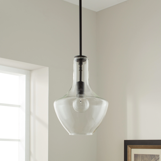 Kichler Lighting Everly Collection 1-light Olde Bronze Pendant 10.5 inch Diameter