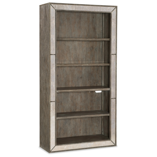 Rustic Glam Bookcase - 40"W x 78.25"H x 16.75"D