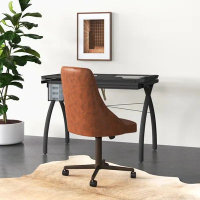 Agustina Glass Drafting Tables