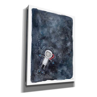 Swim in Space by Rachel Nieman - Wrapped Canvas Painting