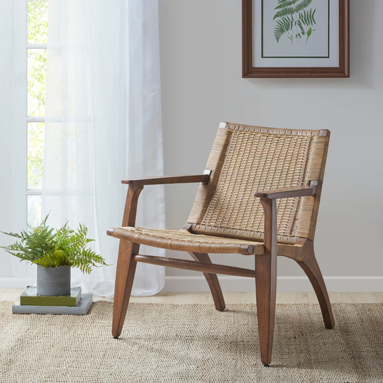 Madison Park Blakeley Natural Accent Chair