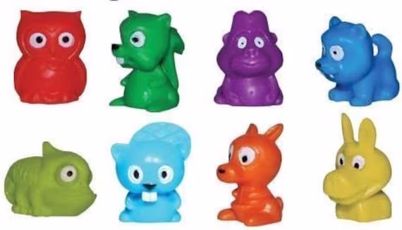 Mini Malz Figurines Pencil Topper ~ Set Of 18