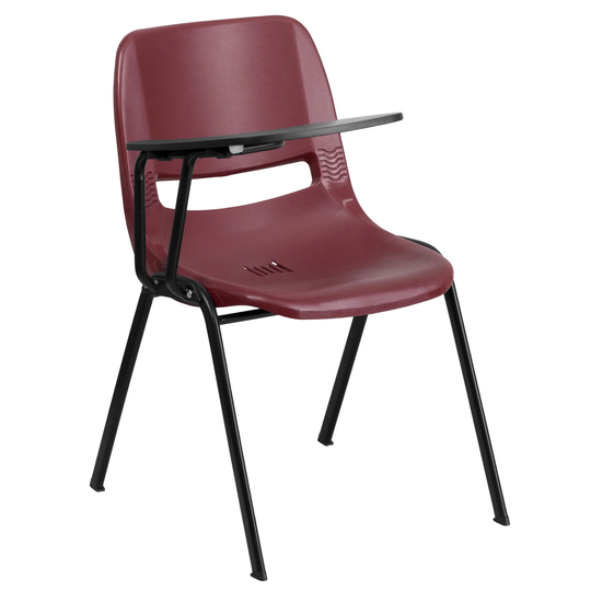 Delacora 23 Inch Wide Metal Framed Plastic Top Classroom Desk with
