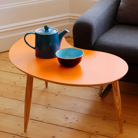 Bean Coffee Table With Colour Choice