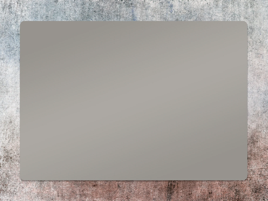 Silver Chair Mat, Splat Protective Vinyl Floor Office Decor, Decorative Housewarming Gift
