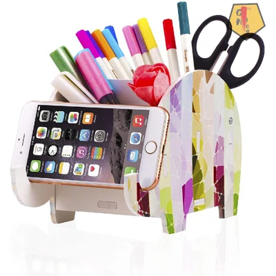 Cute Elephant Multifunctional Pen Holder