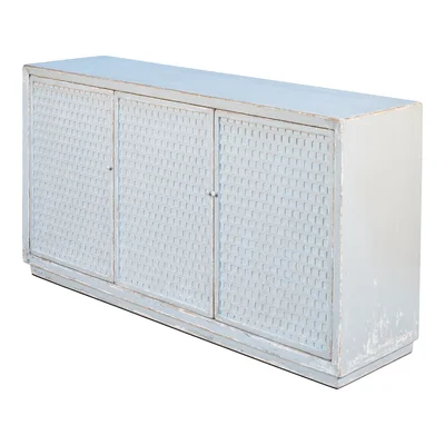 Mondamin 67" Wide Pine Wood Sideboard