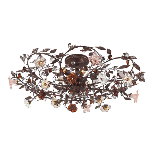 Cristallo 6-light Semi-flush