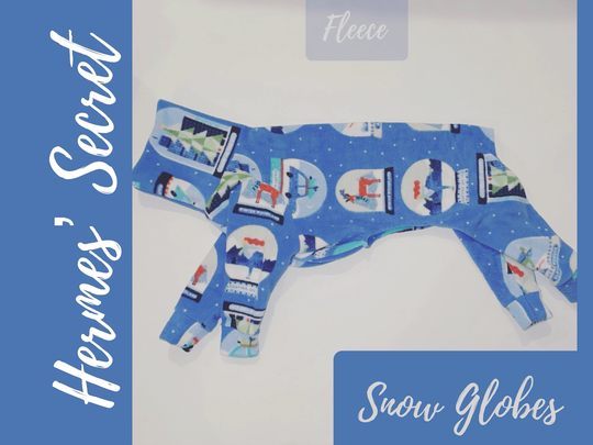 Hermes' Secret Snow Globes Fleece Jammies