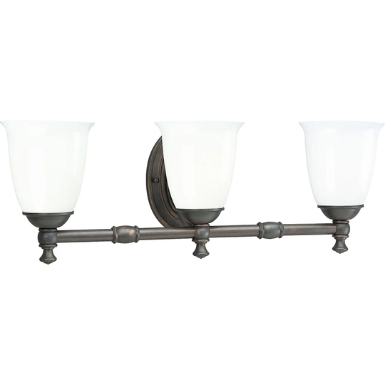 Progress Lighting Bronze Victorian Collection 3-light Venetian Bronze Bath Light
