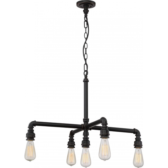Iron 5 Light Hanging Fixture