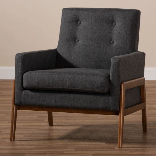 Mid-Century Lounge Chair by Baxton Studio
