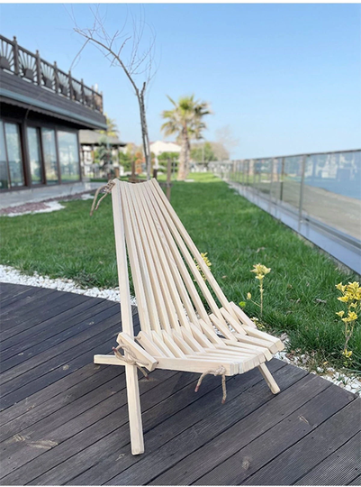 Deck Chair, Recliner, Patio Furniture, Sunbed, Beach Garden Balcony Table, Folding, Camping Chair