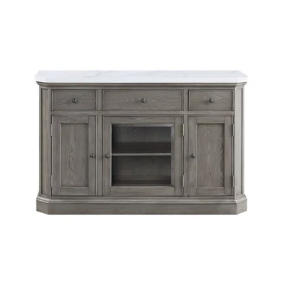 Ripalda 56" Wide 3 Drawer Solid Wood Sideboard