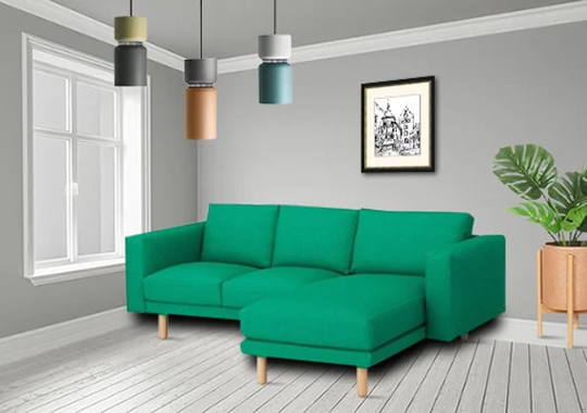 Norsborg Cover, 2 Seat Sofa With Chaise Longue, Ikea Chaise Longue, Ikea Slipcover, Norsborg Cover, Custom Made Cover
