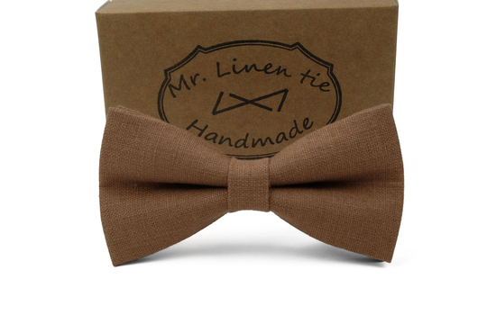Brown Color Bow Tie, Light Brown Color, Cinnamon Color, Cufflinks, Noeuds Papillone, Noeud Papillon Couleur Marron, Bow Tie, Bow Tie For Wedding