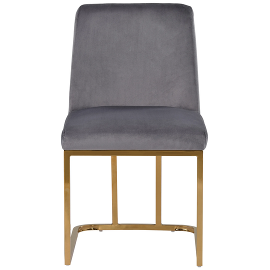 Upholstered Armless Velvet Dining Chairs Accent Chairs Set of 6