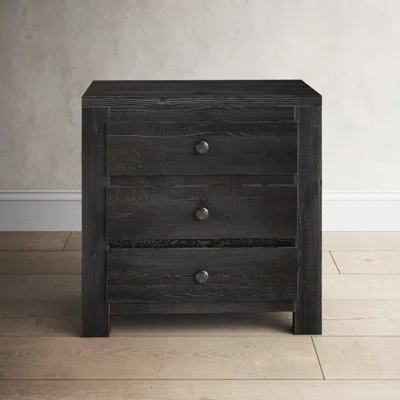 Seabrook 3 - Drawer Solid Wood Nightstand