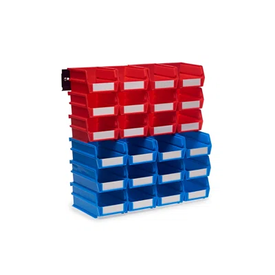 Rome 17.13" H x 16.5" W x 7.375" D 26 Piece Wall Storage Unit Set