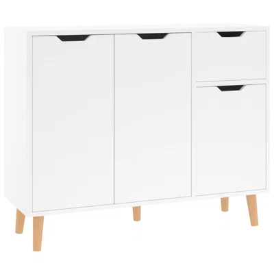 Corrigan Studio® Sideboard High Gloss Black 39.4"X11.8"X41.3" Chipboard