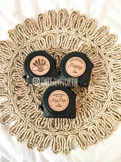 Personalized Measuring Tape | Gift For Father's Day For Grandparent Tools
