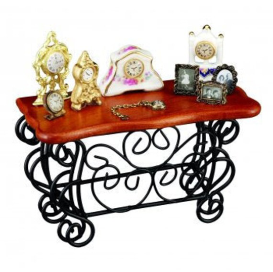 112 Dollhouse Miniature Metal Sideboard Decorated Rp 1.703/1