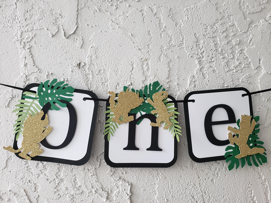 One High Chair Banner, Where The Wild Things Are Banner, Wild High Chair Banner, One Birthday Decor