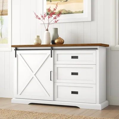 Ismay 56" Wide 3 Drawer Sideboard