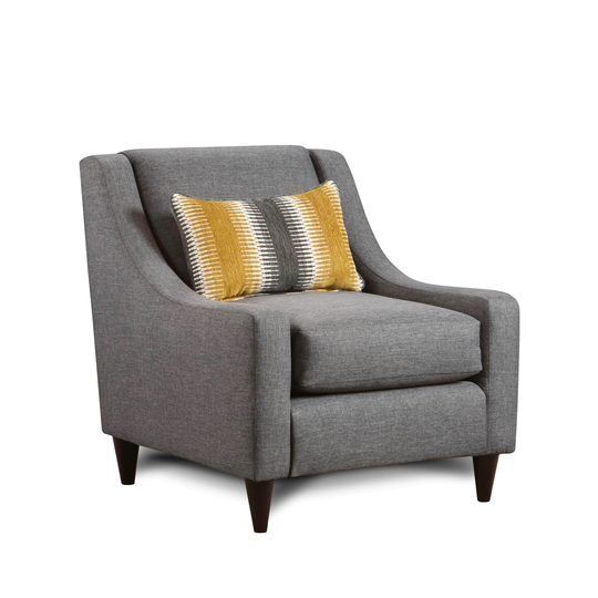 Maxwell Gray Accent Chair