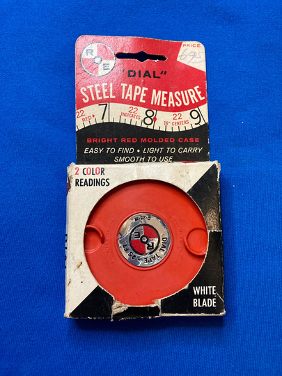 Vintage Dial Steel Tape Measure