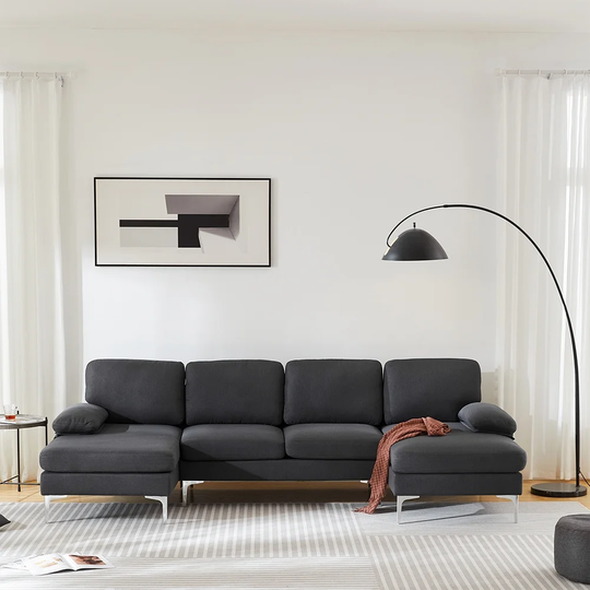 Modern U-Shaped 4-Seat Indoor Modular Sofa