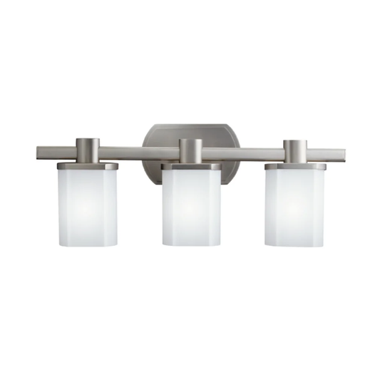 Kichler Lighting Lege Collection 3-light Brushed Nickel Bath/Vanity Light