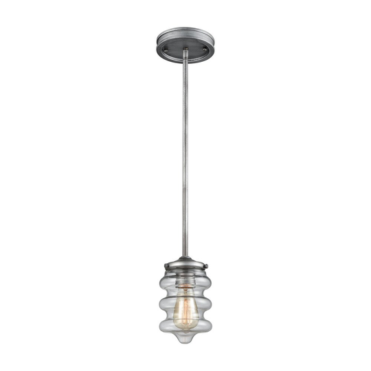 Synchronis 1-Light Pendant, Weathered Zinc