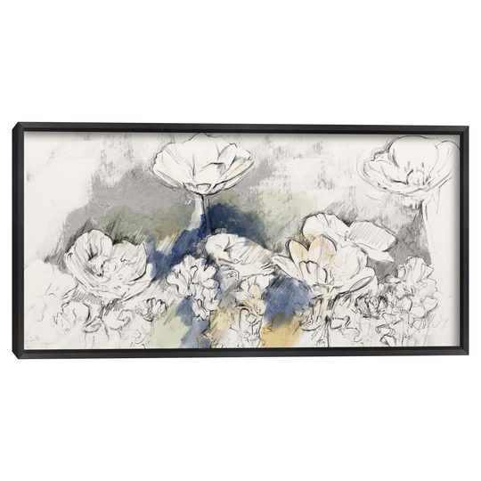 Wildflower Study by Studio Arts Framed Canvas Art Print