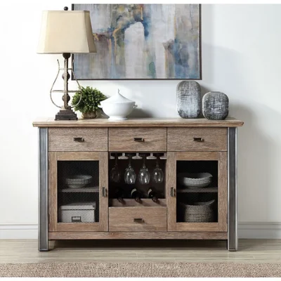 Kurtis 56" Wide 4 Drawer Sideboard