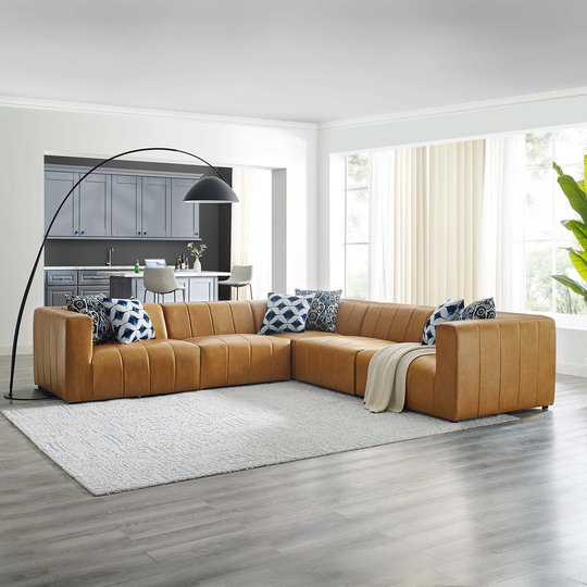 Bartlett Vegan Leather Vegan Leather 5-Piece Sectional Sofa