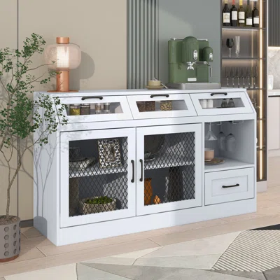 Harod 54" Wide 4 - Drawer Sideboard
