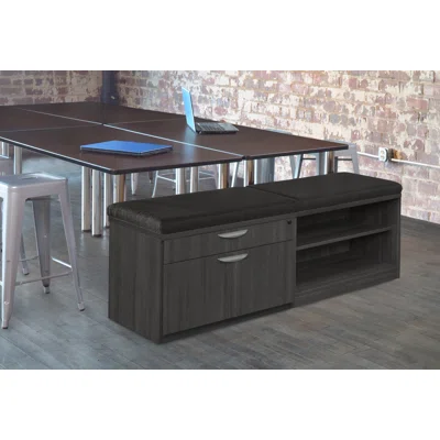 2-Drawer 2-Shelves Credenza