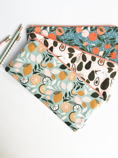 Unique Gifts For Her, Personalized Zipper Pouch, Womens Gift, Pencil Case Small Gift Botanical, Friend, Organizer