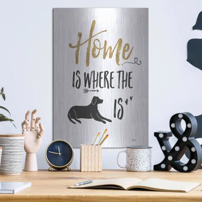Gracie Oaks ''Pet Love I'' By Veronique Charron, Metal Wall Art, 12"X16"