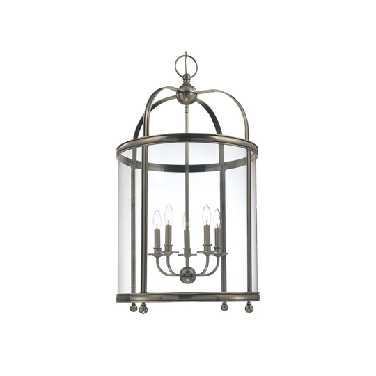 Hudson Valley Larchmont Historic Nickel Metal 5-light Pendant