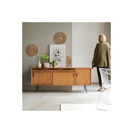 Tikamoon Simen Teak Modern Sideboard